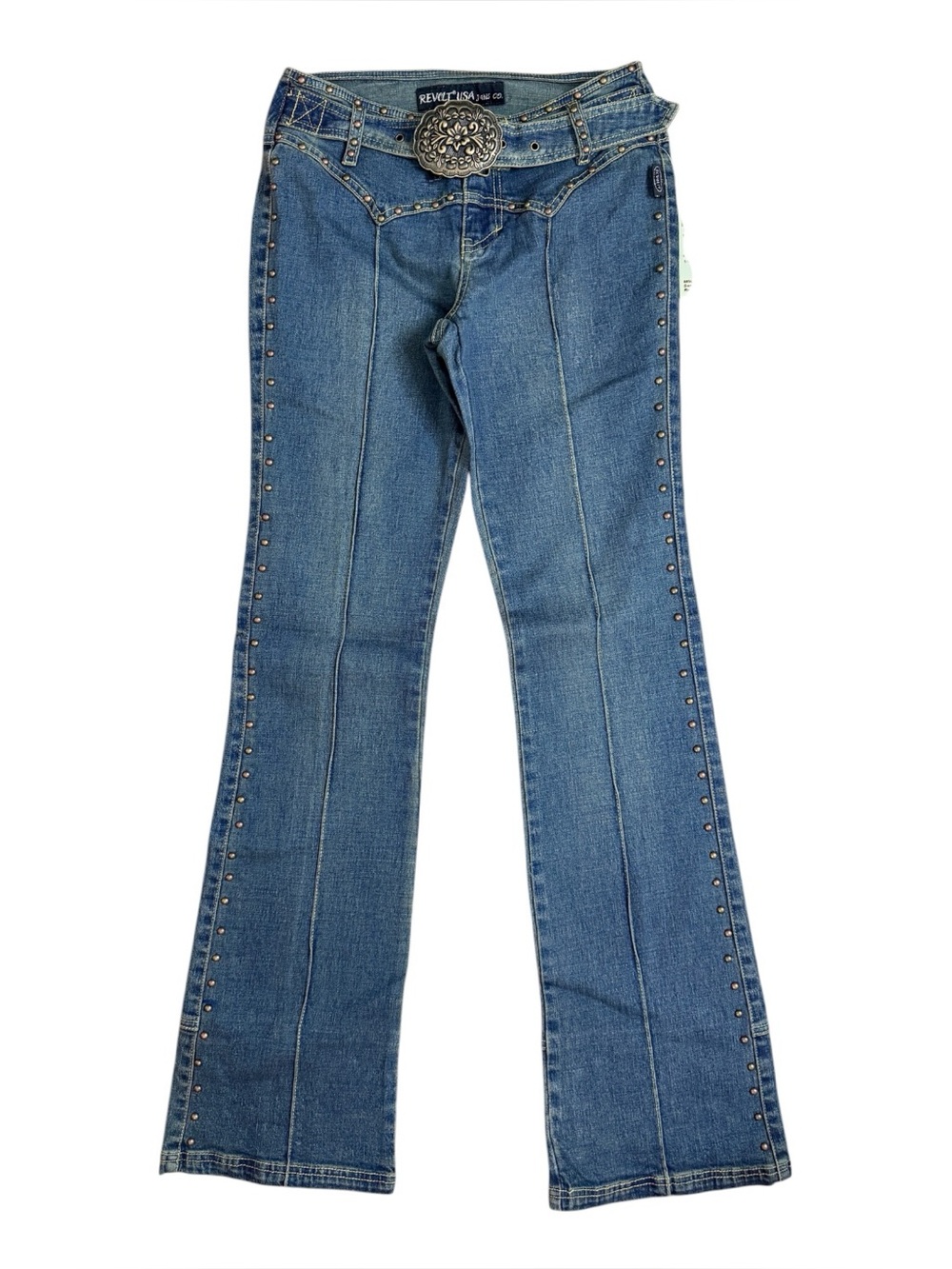Revolt buckle jeans